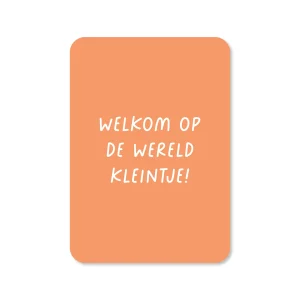 Kaart Welkom op de wereld